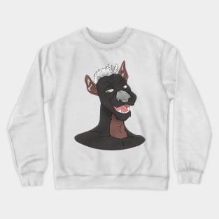 Anthro animal face Crewneck Sweatshirt